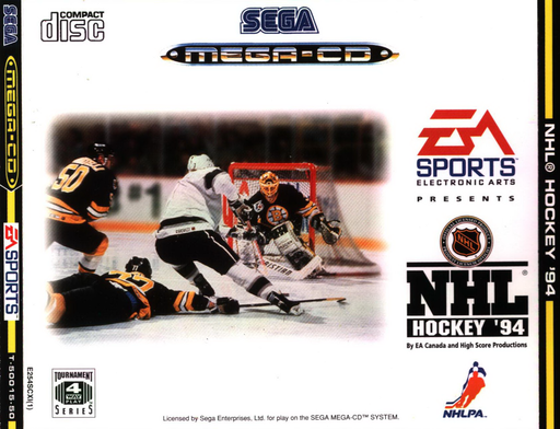NHL Hockey '94 (Europe) Sega CD Game Cover